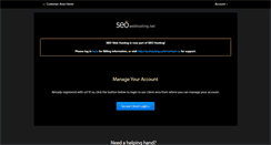 Desktop Screenshot of billing.seowebhosting.net