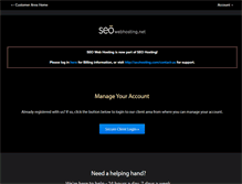 Tablet Screenshot of billing.seowebhosting.net